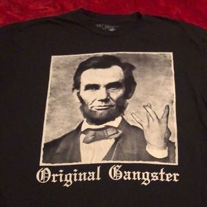 Abraham Lincoln Original Gangster T shirt Large